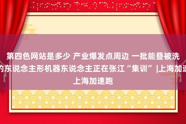 第四色网站是多少 产业爆发点周边 一批能叠被洗碗的东说念主形机器东说念主正在张江“集训” |上海加速跑